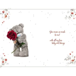 Me to You Tatty Teddy Luxury 3D Wedding Anniversary Keepsake card