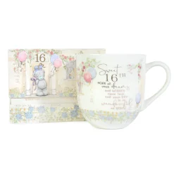 Me to You Tatty Teddy Luxury New Bone China Mug In Foil Inlaid Box 16th Birthday Gift - Signature Collection