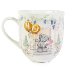 Me to You Tatty Teddy Luxury New Bone China Mug In Foil Inlaid Box 40th Birthday Gift