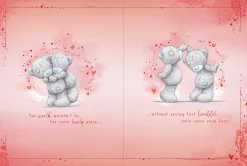 Me to You Tatty Teddy Luxury Boxed Birthday Greeting Card To The One I Love Bears On A Bench 12x9ins -