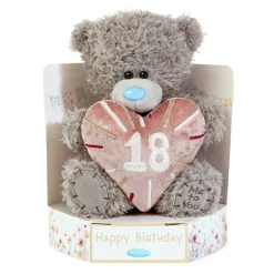 Me to You Tatty Teddy Plush 15cm-High 18th Birthday Bear On Luxury Gift Plinth