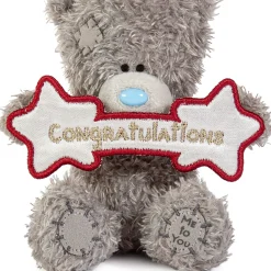 Me to You Tatty Teddy Plush 10cm-High Congratulations Bear