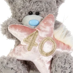 Me to You Tatty Teddy Plush 15cm-High 40th Birthday Bear On Luxury Gift Plinth