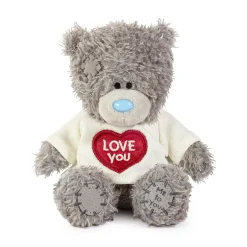 Me to You Tatty Teddy Plush 10cm-High Bear Wearing Cute 'Love You' T-Shirt - Official Collection