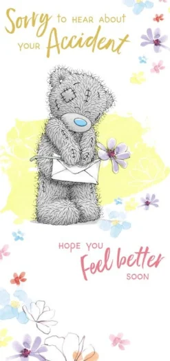 Me to You Tatty Teddy Sorry About Your Accident Card