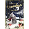 Me to You Tatty Teddy 'Special Grandson' 3D Christmas Card