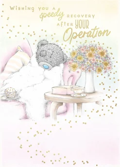 Me to You Tatty Teddy Speedy Recovery After Your Operation | Get Well Card - 5 x 7"