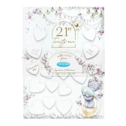 Me to You Tatty Teddy 21st Personalised Message Plaque - Official Signature Collection