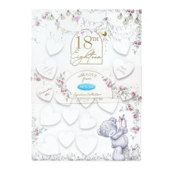 Me to You Tatty Teddy 18th Personalised Message Plaque - Official Signature Collection