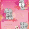 Me to You Tatty Teddy To The One I Love Romantic Verse Birthday Greeting Card 6x9ins -