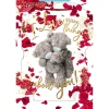 Me to You Tatty Teddy Valentine's Day Luxury 3D Keepsake Card 'I Love Everything About You!' 6 x 9"