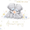 Me to You Tatty Teddy Wedding Anniversary Greeting Card To A Special Daughter And Son-In-Law, With Insert, 6 x 9 Inches (15 x 22 Cms) -