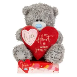 Me to You Tatty Teddy 'Wife My Heart Is Where You Are' 15cm Bear
