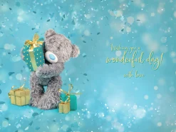Me to You 30th Bear Holding Gift Greeting Card