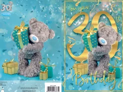 Me to You 30th Bear Holding Gift Greeting Card