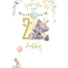 Me to You Tiny Tatty Teddy 'Just For You' 2nd Birthday Card For Boy Or Girl