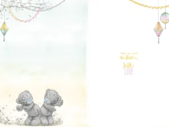 Me to You Wonderful Friend Tatty Teddy Bears With Lanterns Birthday Greeting Card 6x9ins - Official Collection