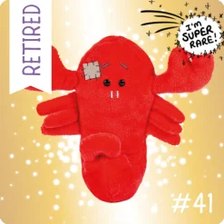 My Blue Nose Friends No.41 Super Rare Clawdia the Lobster Cute Collectable Beanie Special Edition