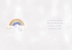 Pet Sympathy Card | Thinking Of You After Loss Of A Pet | Rainbow Design By Wishing Well Studios 5 x 7"