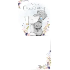 Tatty Teddy Christening Card