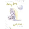 Tiny Tatty Teddy Baby Boy Welcome to The World Card