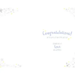 Tiny Tatty Teddy Baby Boy Welcome to The World Card