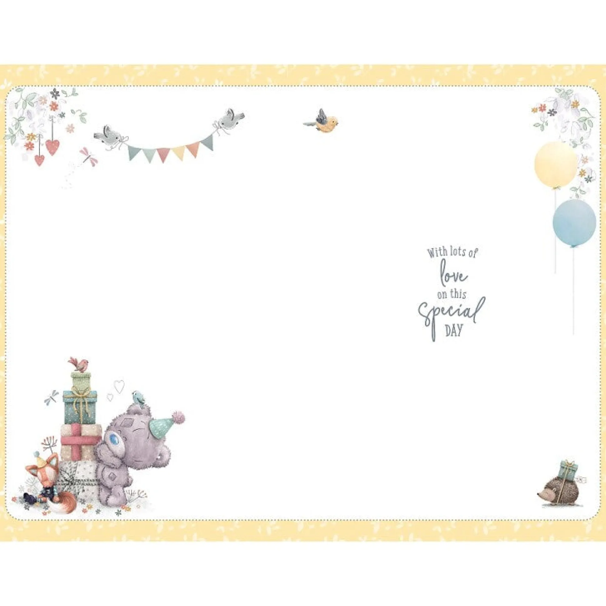 Tiny Tatty Teddy Son First Birthday Card