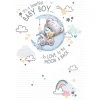 Tiny Tatty Teddy 'Welcome Baby Boy' Card